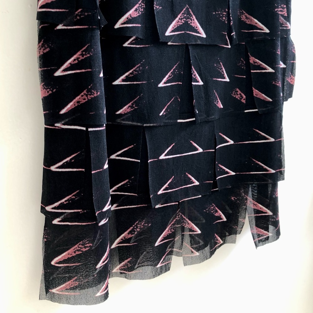 Vivienne Tam Vintage Mesh Printed Skirt - Picture 6 of 11